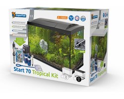 Superfish start 70 tropical kit -  58 x 28 x 45 cm - 70 L -  Zwart