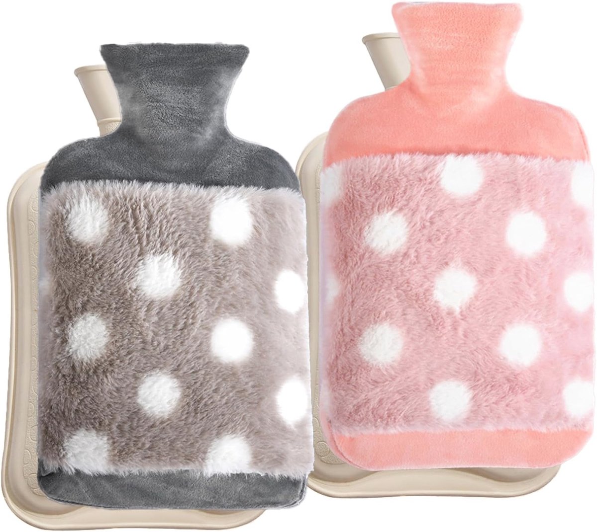 Lekvrije Warmwaterkruik met 2 Liter Capaciteit en Afneembare Hoes - Ideaal voor Verwarming en Comfort in de Winter