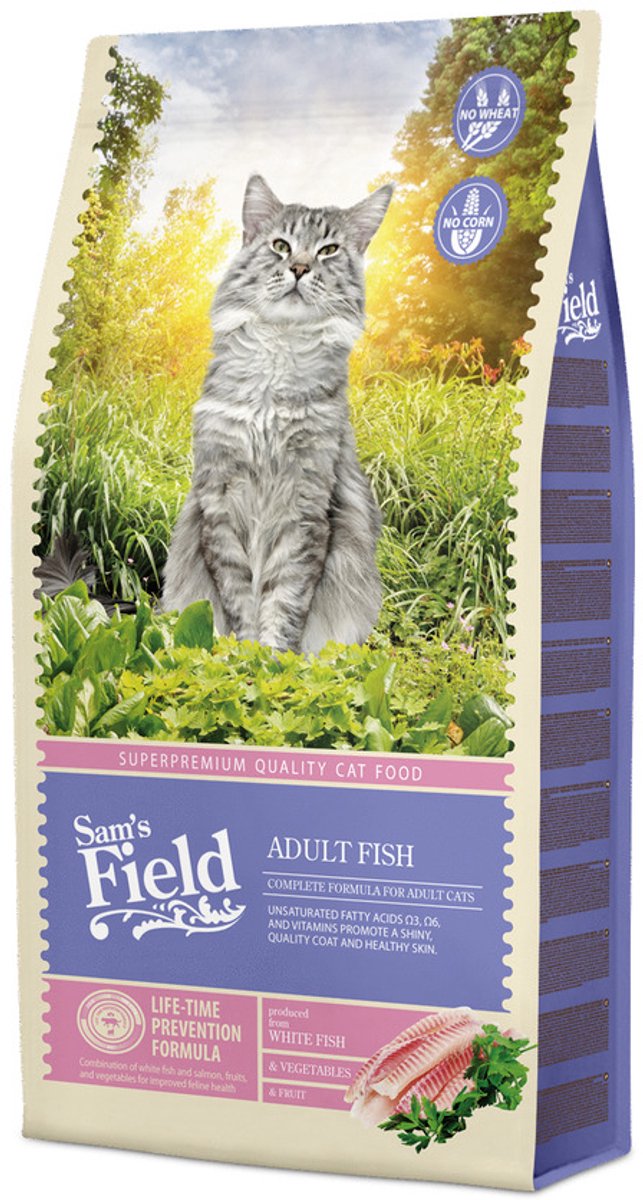 Sam's Field Cat Adult Vis - Kattenvoer - 7.5 kg