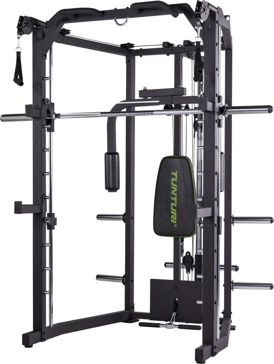 Foto: Tunturi sm80 fitnessapparaat voor thuis homegym krachtstation smith machine full smith compact