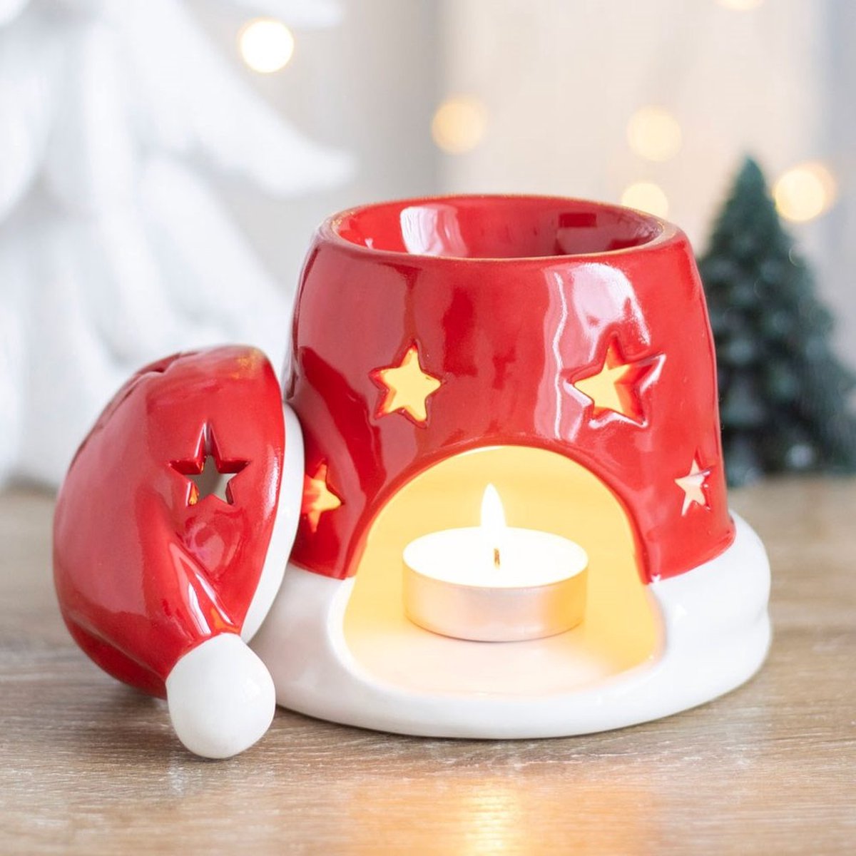 Something Different - Santa Hat Oliebrander - Rood