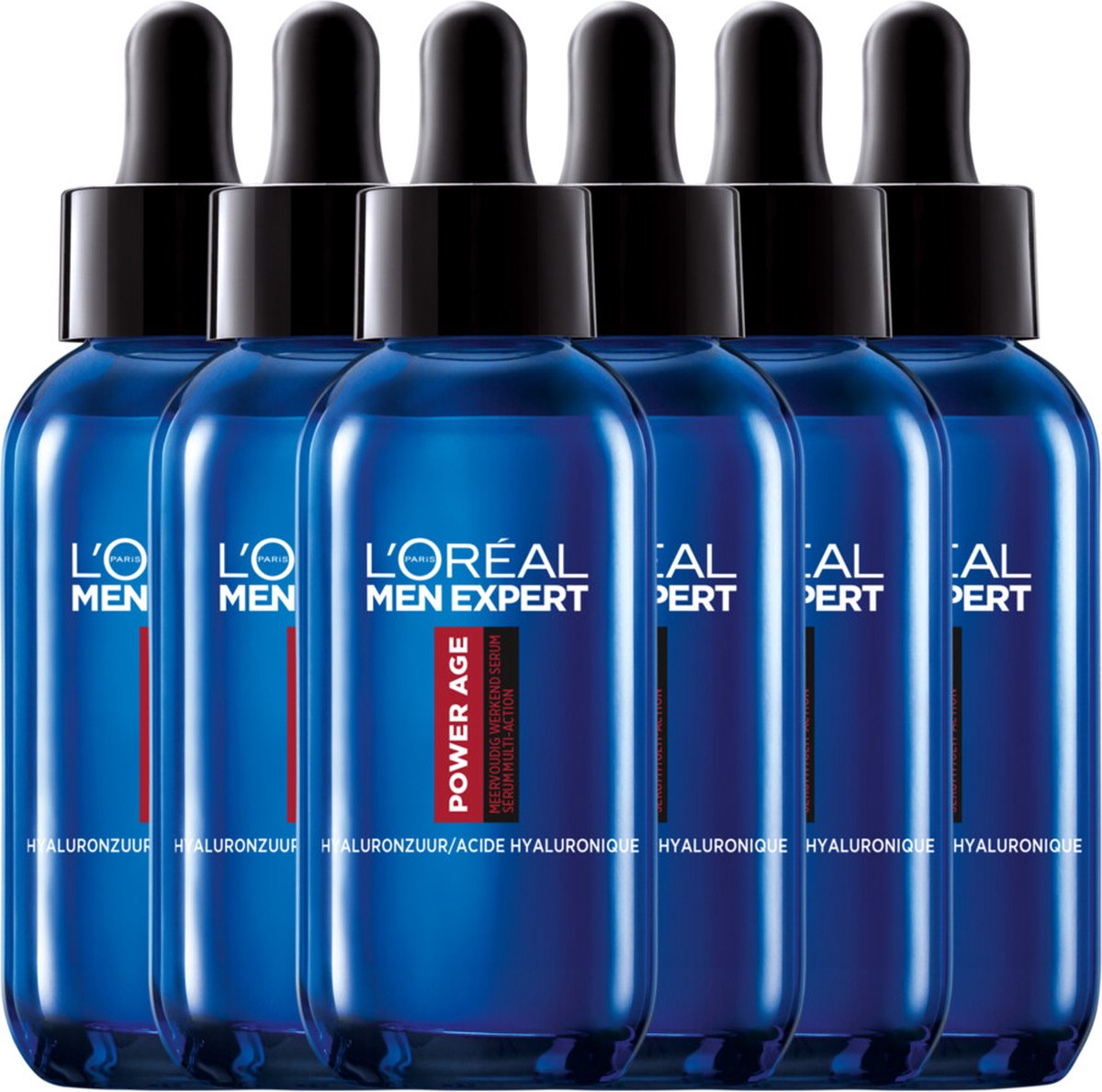 L'Oréal Men Expert Power Age Serum - 6 x 30 ml - Voordeelverpakking