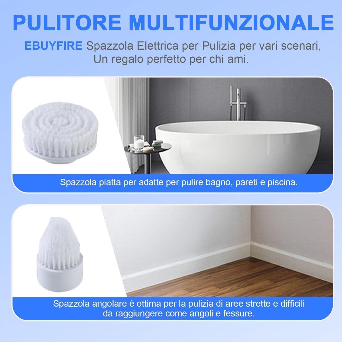 IAGREEA IAGREEA 2025 Elektrische Spin Scrubber, een elektrische IAGREEA IAGREEA 2025 Elektrische Spin Scrubber, een elektrische