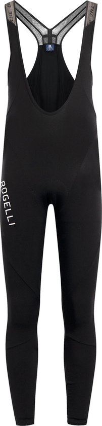 Rogelli Mono Bib Tight Lange Fietsbroek Heren - Met Zeem - Zwart - Maat XXL