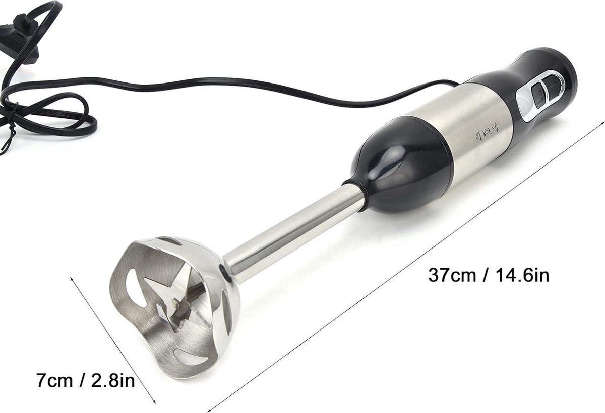 Hand Mixer - Low Noise Multifunctional Kitchen Aid - Mix for Smoothies Juices - Low Vibration - Electric thumbnail 6