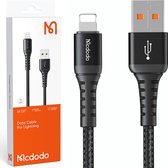 Bol.com Mcdodo® Usb naar iPhone - Kabel - Korte - Voor Lightning - 0.2 meter aanbieding