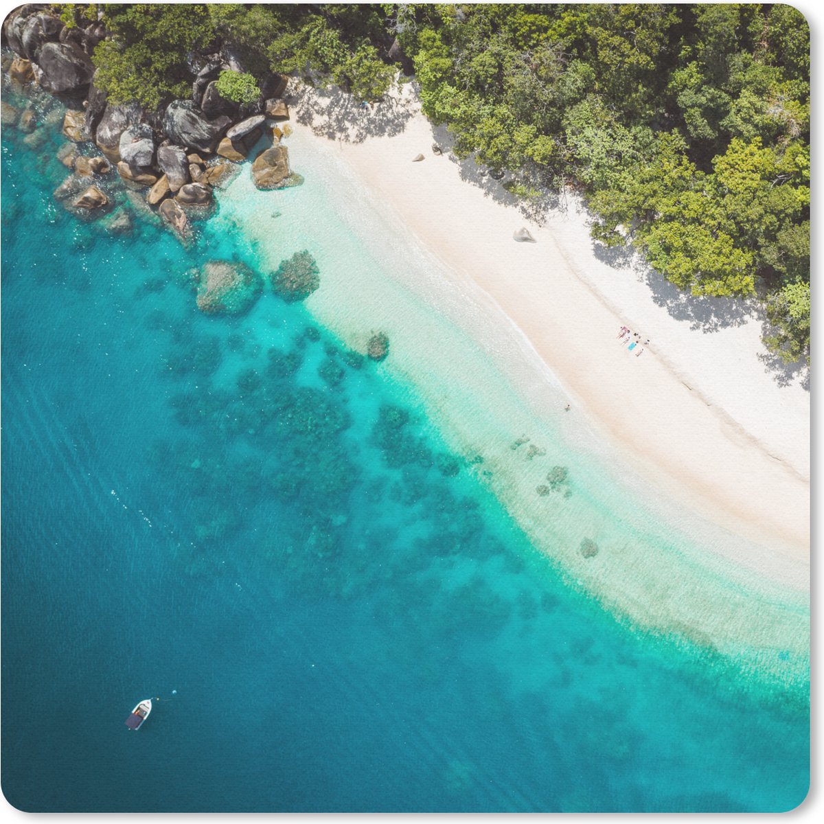 Muismat 30x30 cm - Mousepad Strand - Stenen - Australië - Muismatten