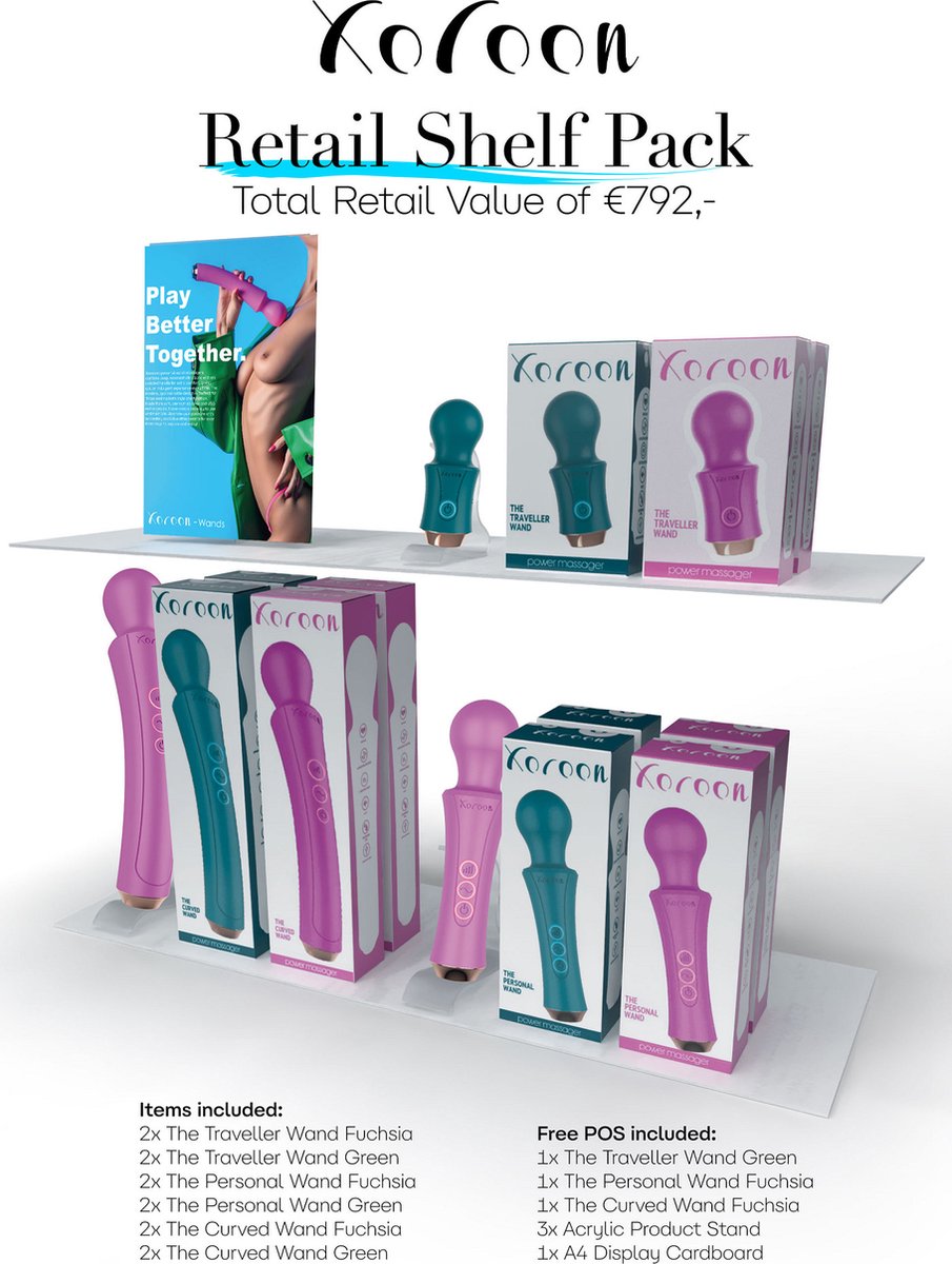 Goedkoopste Xocoon Wands Shelf Pack