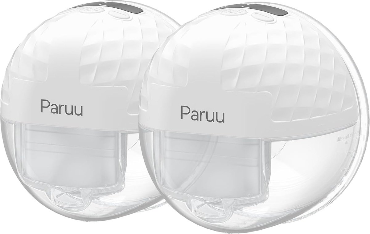 Draagbare Handsfree Borstkolf met Sterke Zuigkracht en Laag Geluidsniveau - 4 Modi en 9 Niveaus, Inclusief 2 Inserts (19/21/24/28mm)