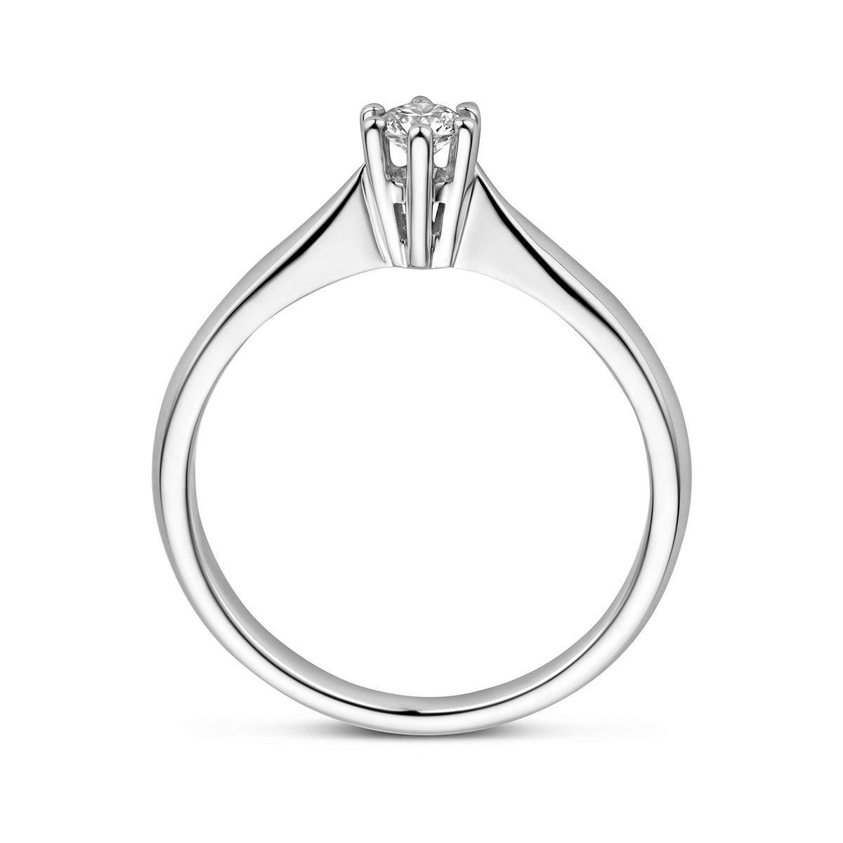 Ring Diamant 0.15ct H Si