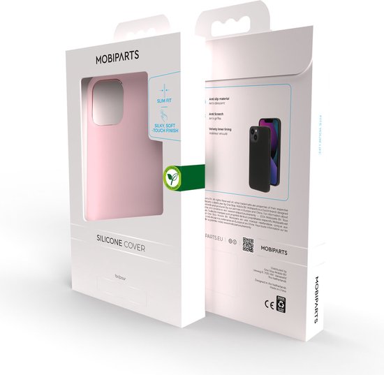 Mobiparts Coque en silicone pour Apple iPhone 11 Pro avec 1 film protecteur d'écran en Glas trempé - Rose