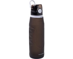 Duradis - Opvouwbare waterfles - Drinkfles - Waterzak - Duurzaam - Siliconen - 1000 ml - Zwart
