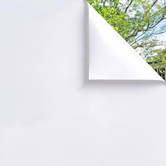 Opaque Static Film for Bedroom and Bathroom - White - 45 x 200 ... - Bol