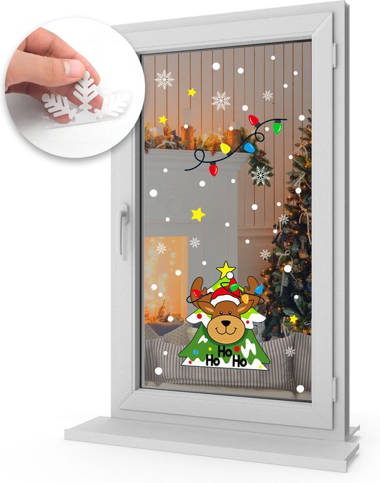 Raamstickers of raamtape kopen? Raamdecoratie voor Kerst