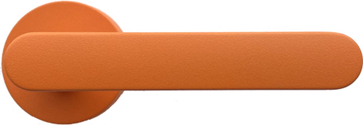 Deurkruk One - Colombo Design Mood Collection - Sunset Orange - rond rozet - set