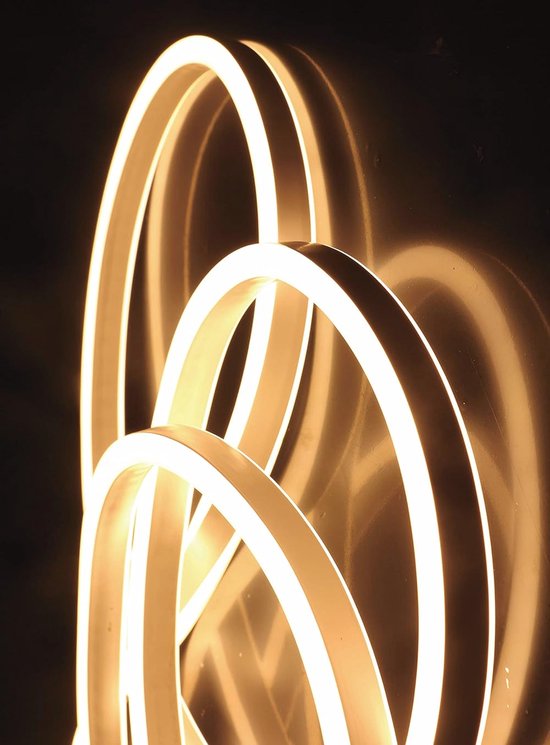 LEDZEIT - Profi Serie - LED Neon Flex licht strip, lichtslang, buiten en binnen. 5m, warm wit