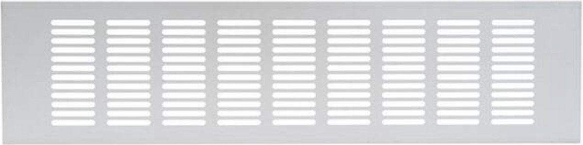 Plintrooster aluminium - zilver L=400mm x H=100mm - RA1040S