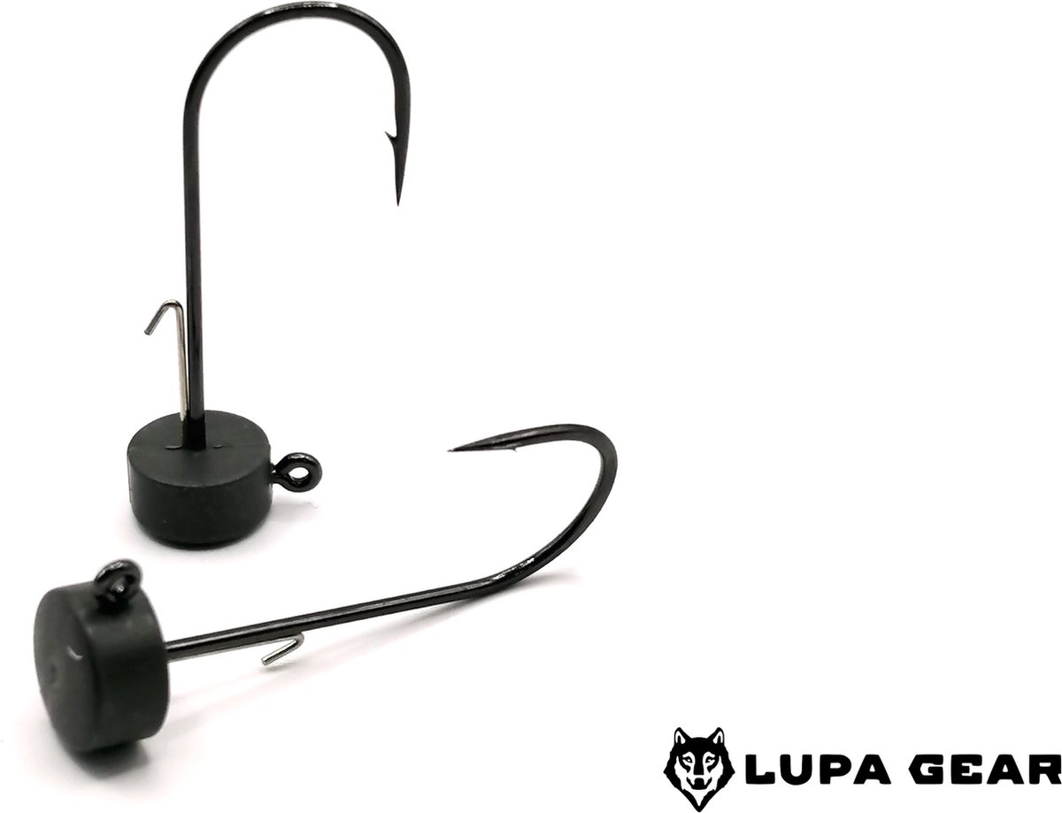 Lupa Gear Ned Resin Jigheads Matt Black Haak 1/0 | 3.5g