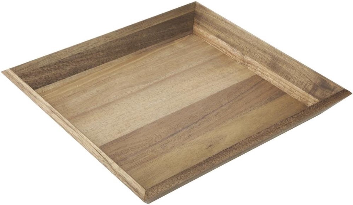 Olympia Acacia Dienblad Rechthoekig 380x355x50mm - DP885 - Horeca & Professioneel