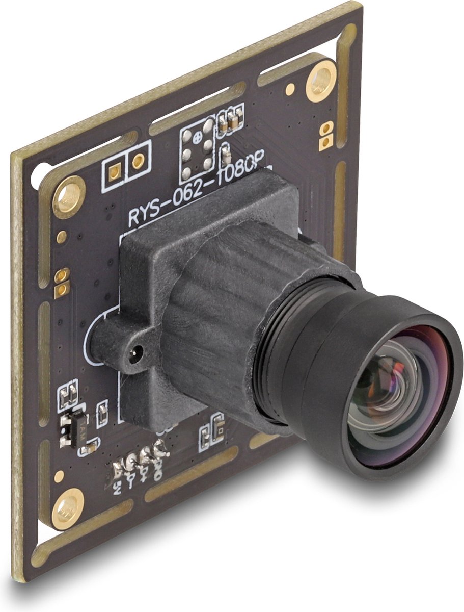 DeLOCK 12072 webcam 2,1 MP 1920 x 1080 Pixels USB 2.0 Zwart