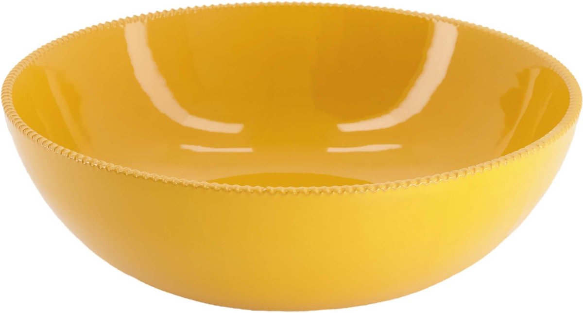 Enza Fasano  - Saladekom Pizzolato Mustard 24cm - Saladekommen