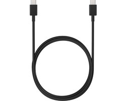 USB C naar USB C Kabel Zwart - 2 meter - Oplaadkabel voor Samsung Galaxy A14 4G / A14 5G / A34 5G / A54 5G