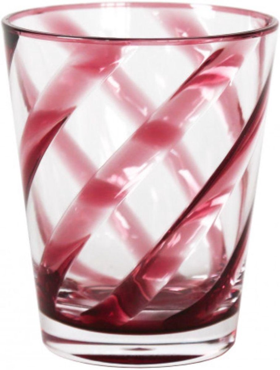 Fiorirà un Giardino - Waterglas cherry spiral 11cm - gemaakt van melamine - Waterglazen