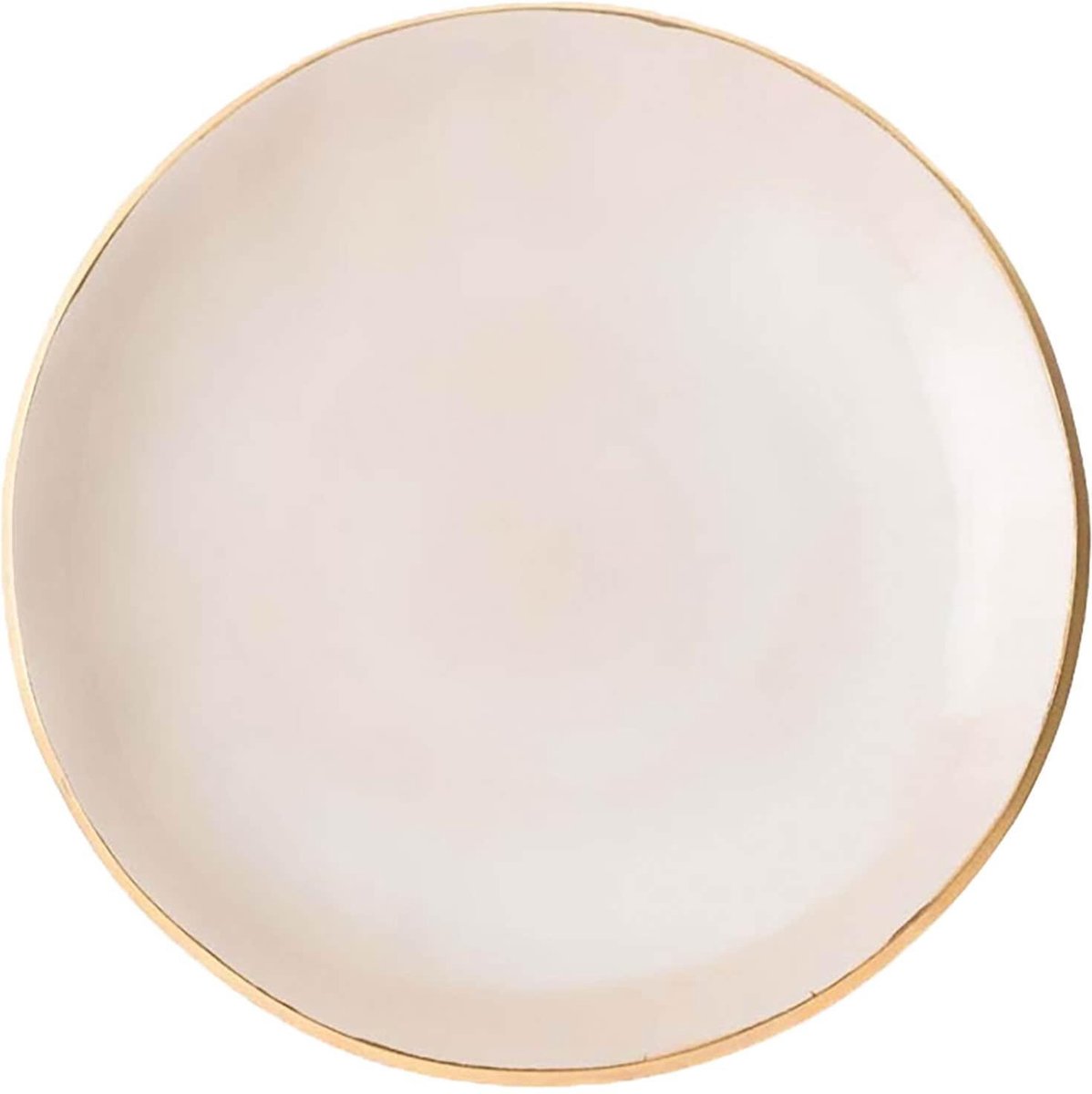 Nosse - Dinerbord Edge Ivory Gold 28cm - Dinerborden