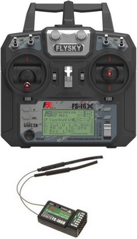 Foto: Transmitter receiver set flysky fs i6x a6b