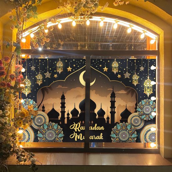 Ramadan - Decoratie - Banner - Huis - Eid Mubarak - Eid - Mubarak - Kareem - Eid al