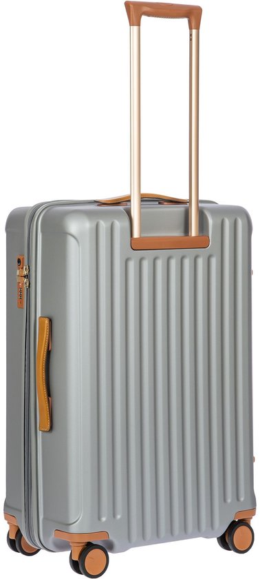 BRIC'S Valise Capri Trolley 69 cm / 83 - 90 L Expandable Silver Argenté