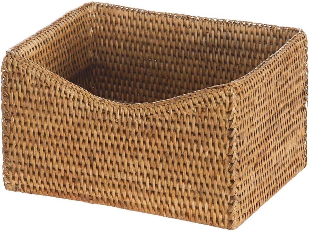 Rotan Organizing Shelf Basket Honey-Brown - La Jolla