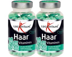 Lucovitaal - Gummies Vitamine Haar - 2 x 60 Gummies - Voordeelverpakking