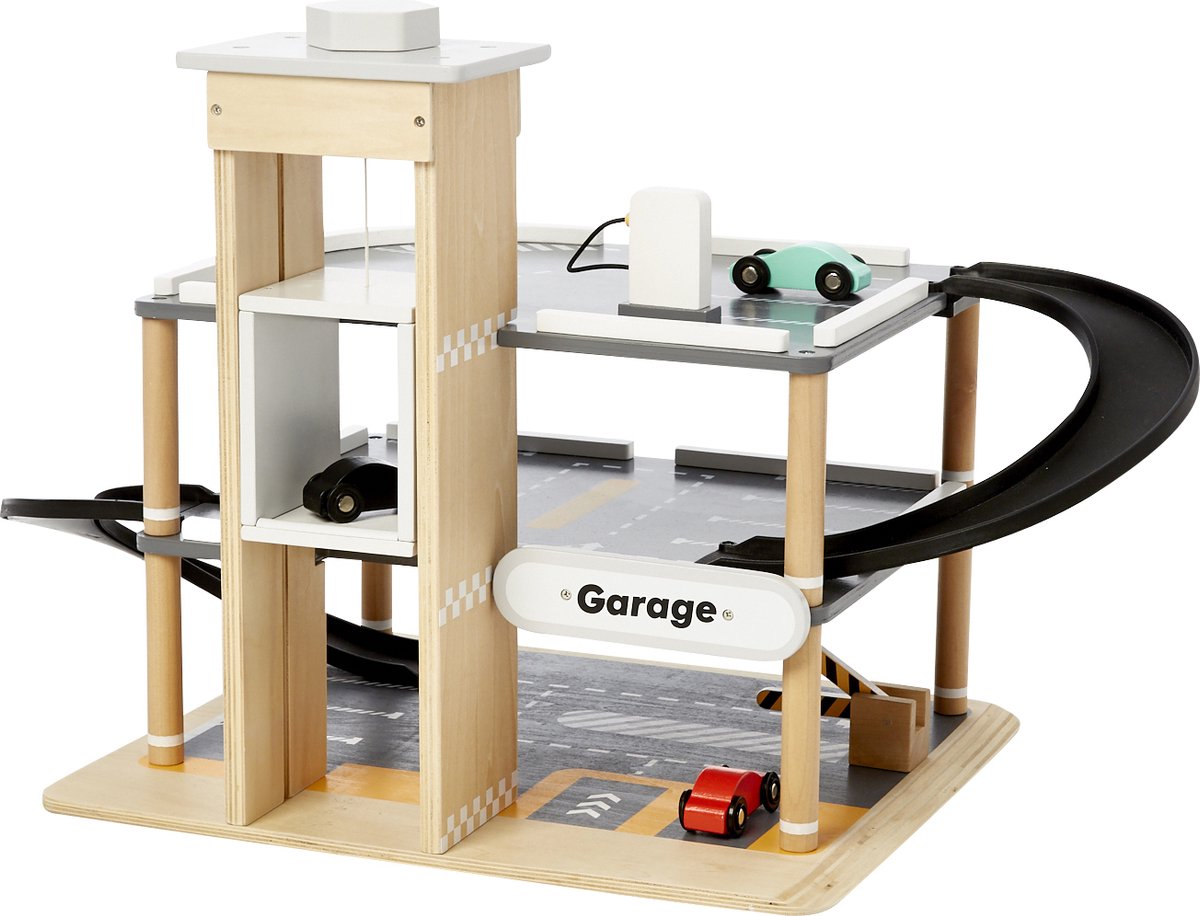 Garage en bois pour enfant : nos 5 jouets coup de coeur