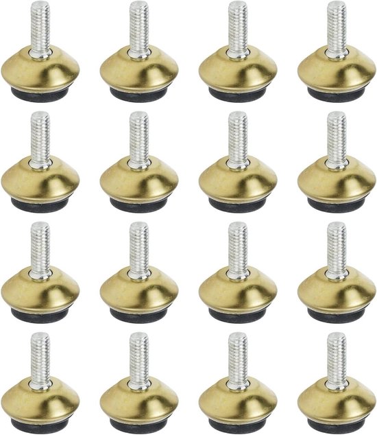 Verstelbare meubelpoten - 16 stuks - draaibare meubelpootjes