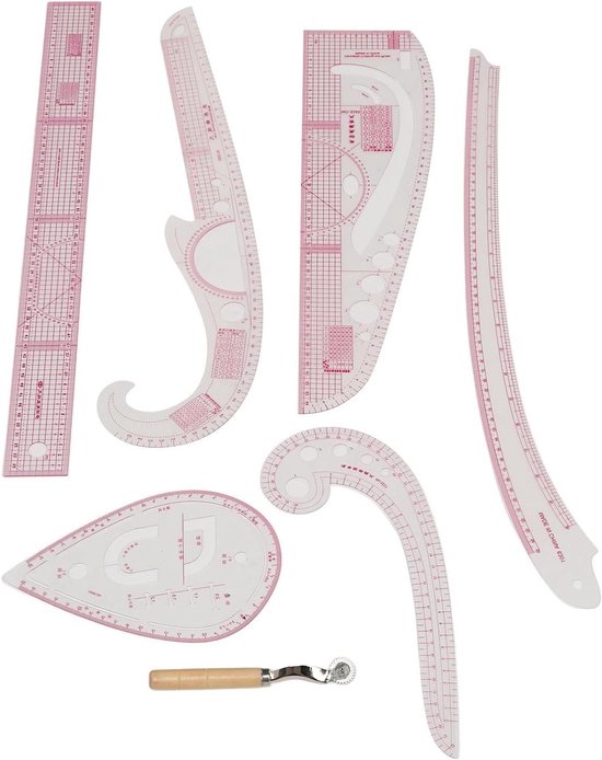 Règle Courbe Plastique Pour Couture - Set De Tailleur Métrique - Accessoire Bricolage Vêtements