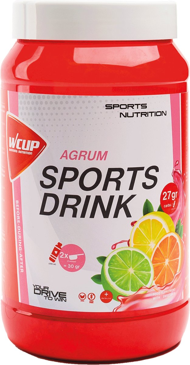 Goedkoopste Wcup Sports Nutrition - Sports Drink (Agrum (citrusvruchten) - 1020 gram) - Poeder