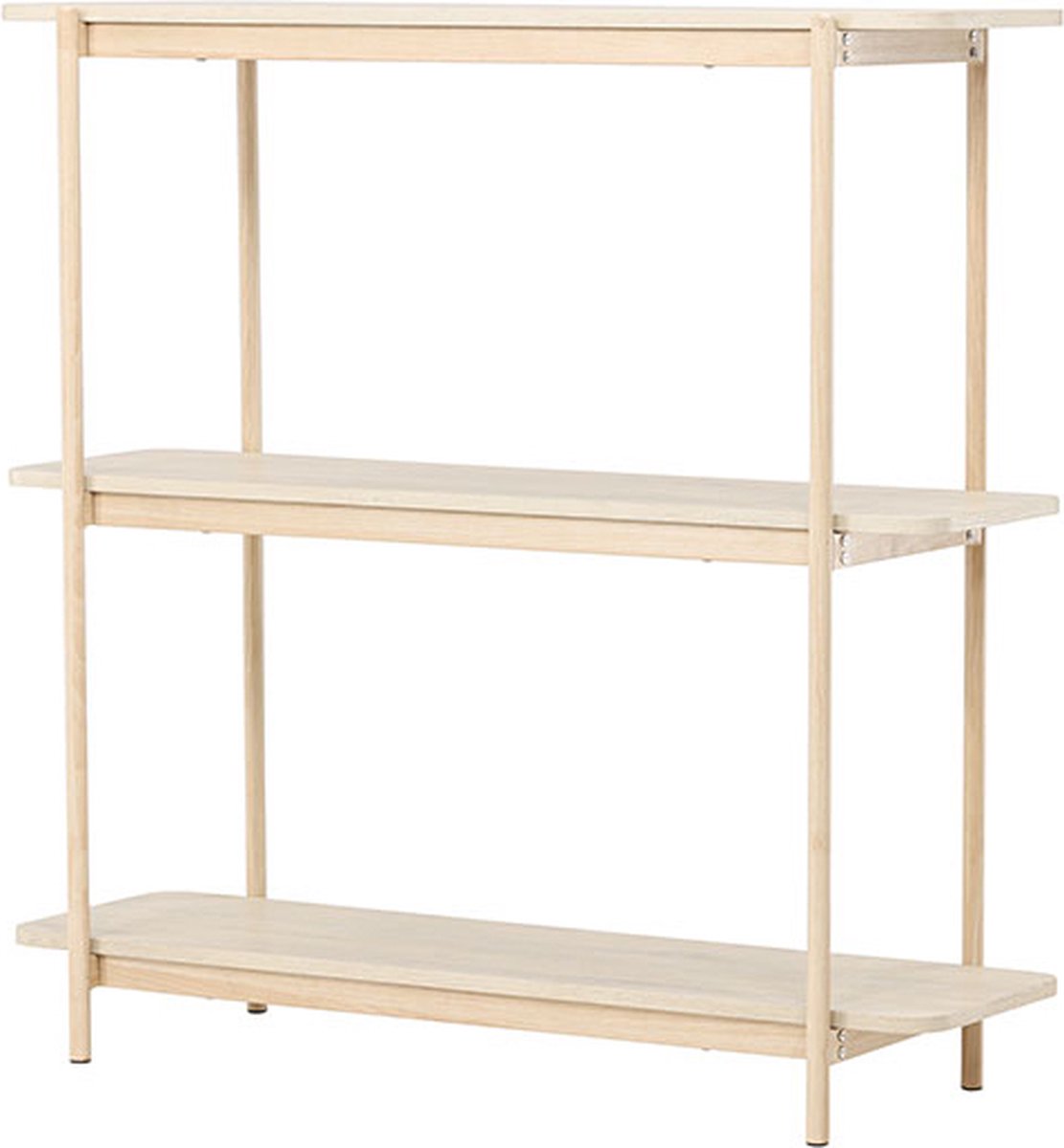 Heim wandkast 120 cm 3 planken whitewash.