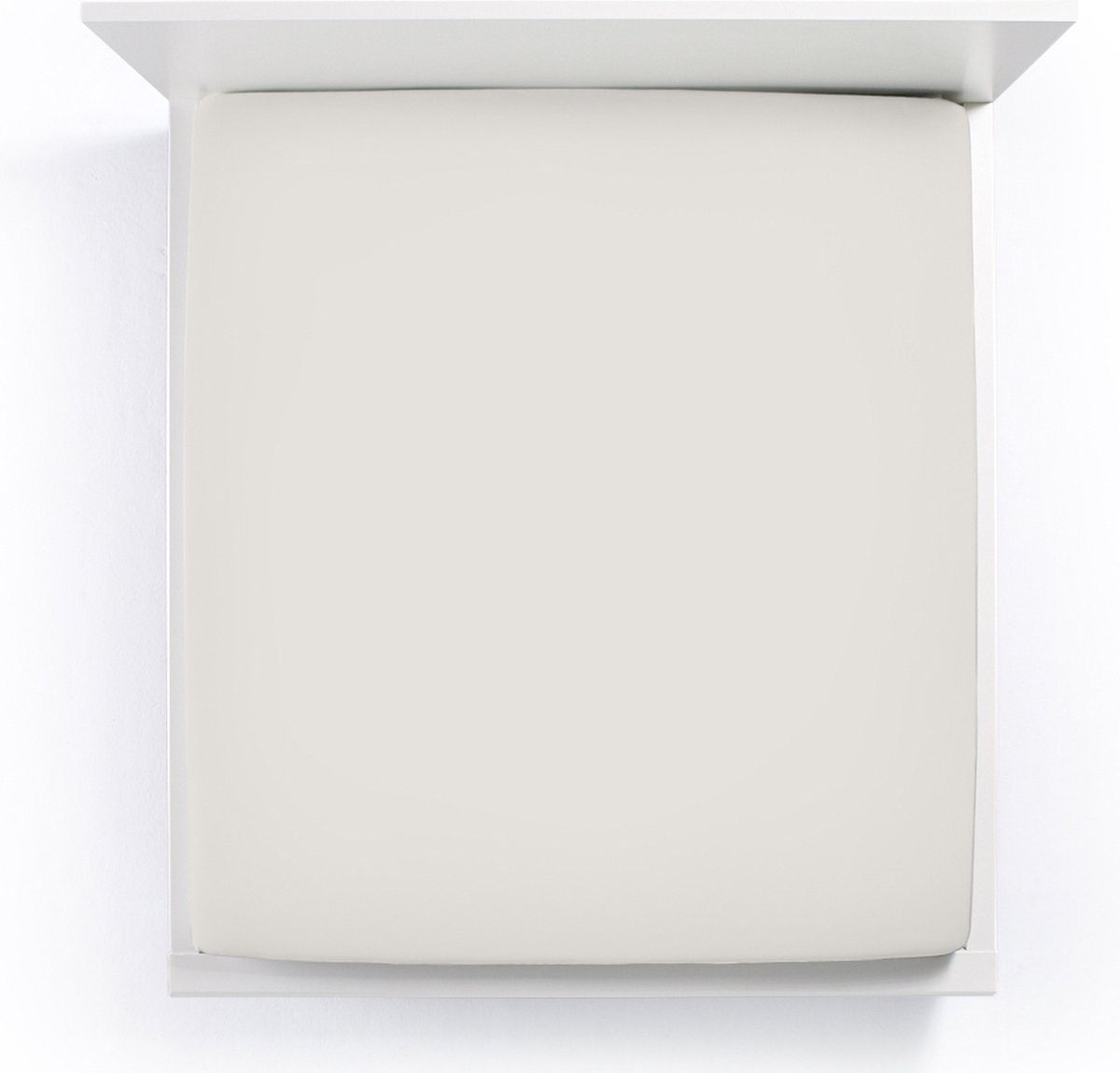 Bella Donna Jersey La Piccola Topperhoeslaken 120x190-200 cm parelgrijs-0710
