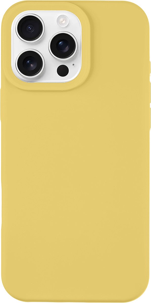 Tactical- iPhone 16 Pro Max Backcover hoesje silicone - Geel