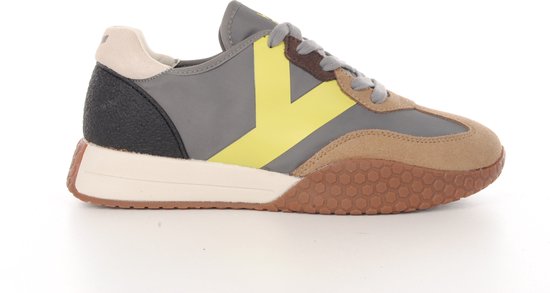 kehnoo herensneakers drake h nylon beige jaune