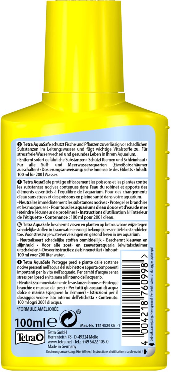 Tetra Tetra AquaSafe Waterconditioner - afbeelding 3