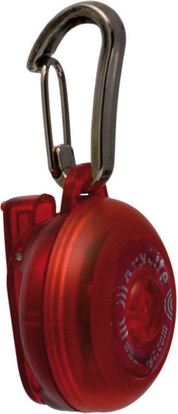 Rogz RogLite veiligheidslampje voor de hond - Rood