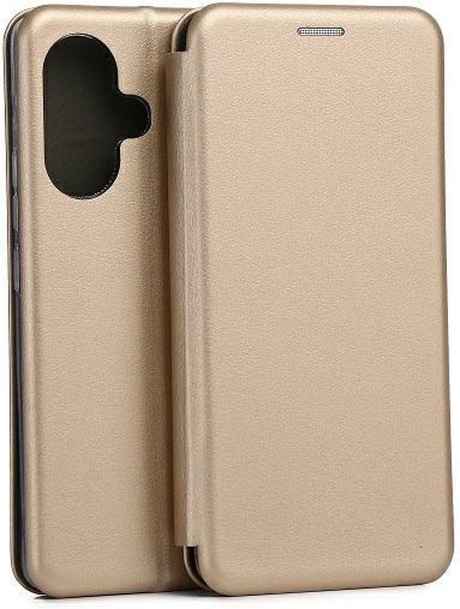 Beline Book Magnetisch Hoesje Xiaomi Redmi Note 13 Pro+ 5G goud/goud