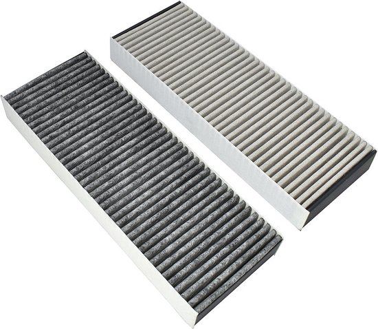 Filtre à charbon AllSpares (2 pcs.) adapté aux plaques de cuisson BAKFS (sans anti-odeur de poisson), Bora Basic et GP4 (338x123x42mm)