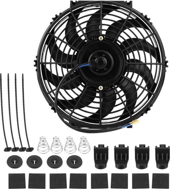 SHLPDFM 12V 80W 7 Zoll Universal Kühlerlüfter Elektrische SHLPDFM 12V 80W 7 Zoll Universal Kühlerlüfter Elektrische