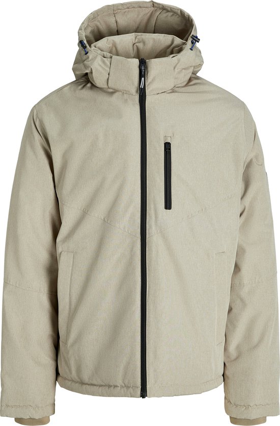 Jack & Jones Heren Winterjas JCOLAND Jacket Beige - Maat L