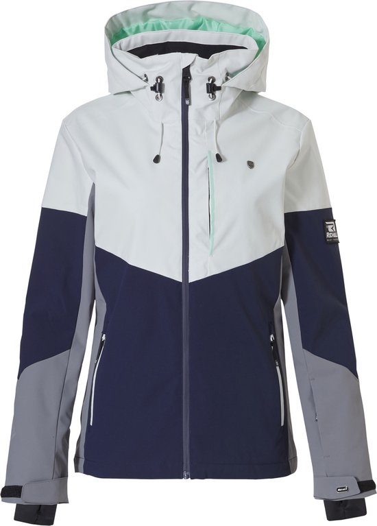 Rehall LOU-R Veste de sports d'hiver pour femme Grijs S - Veste de ski - Veste de snowboard - Veste doublée