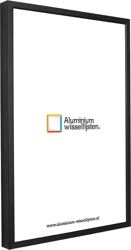 Cadre Photo Aluminium 100 x 150 Zwart - Acrylite Antireflet - Professionnel