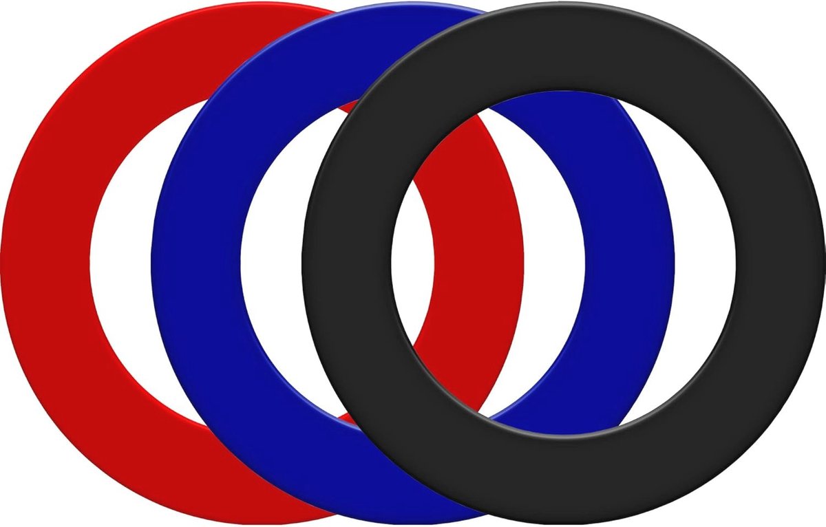 Dartbord Surround voor Optimale Bescherming van Muren - Verkrijgbaar in Zwart, Rood en Blauw — cadeau in Cadeau-ideeën - foto 2